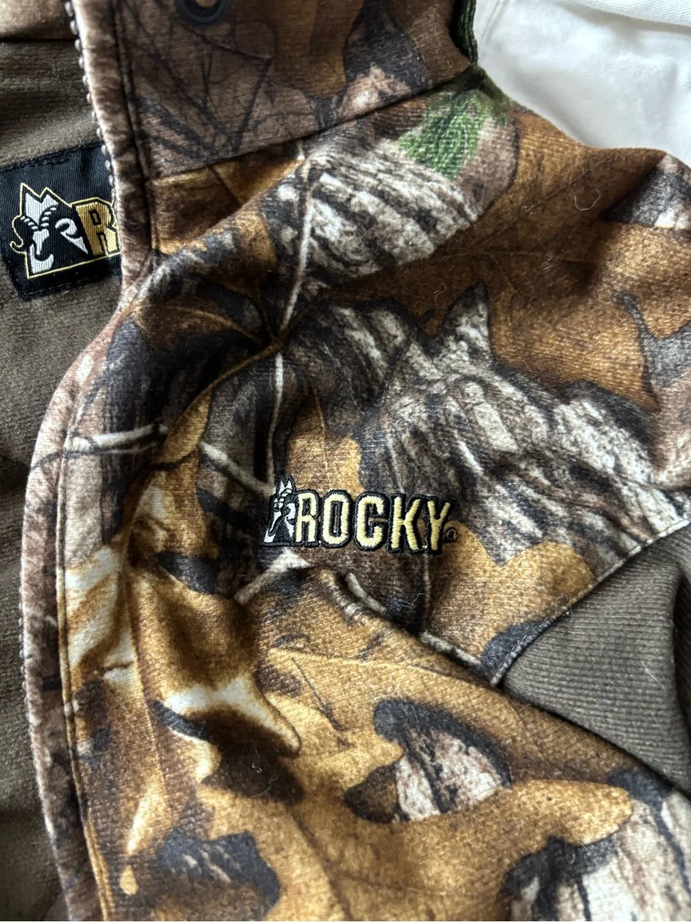 Rocky Camo Hooded Jacket - Brown, Green, Black